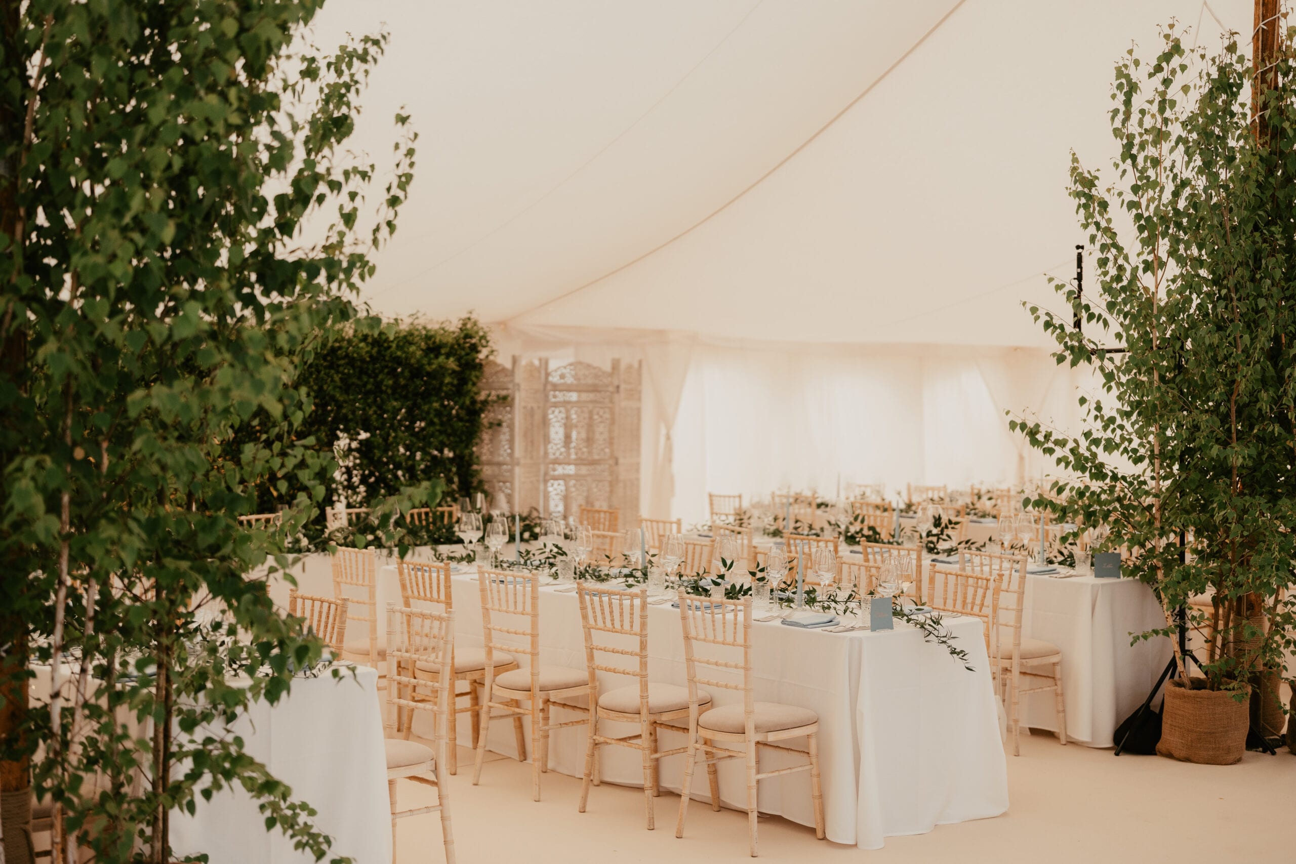 An Arabian Tents marquee dressed for an event