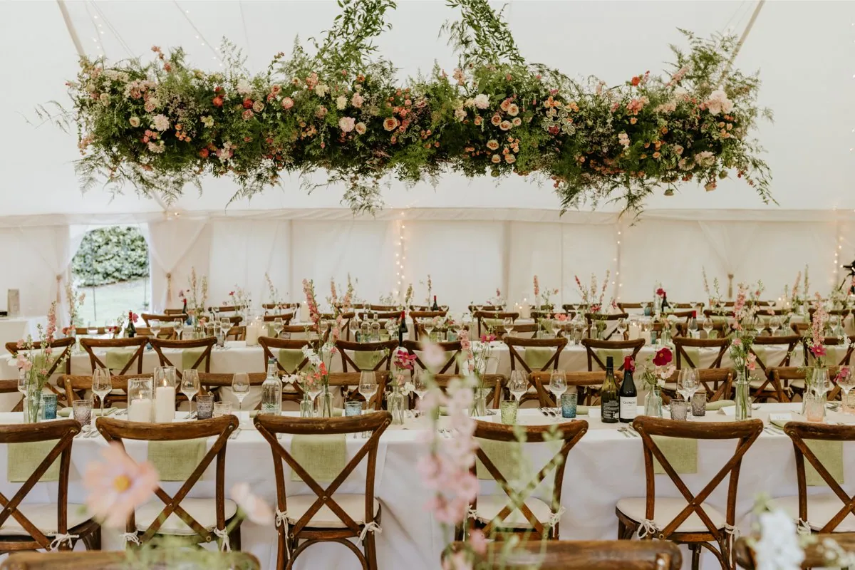 Marquee Wedding Flowers
