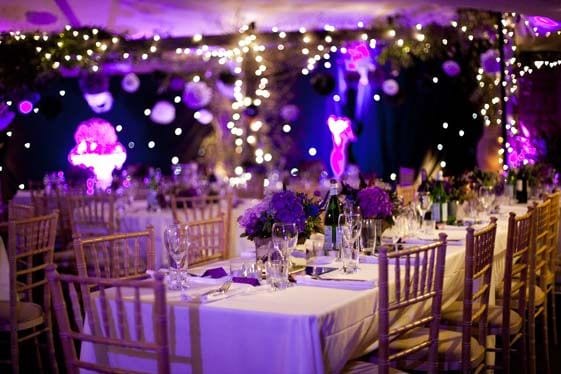 An Arabian Tents marquee dressed for an event