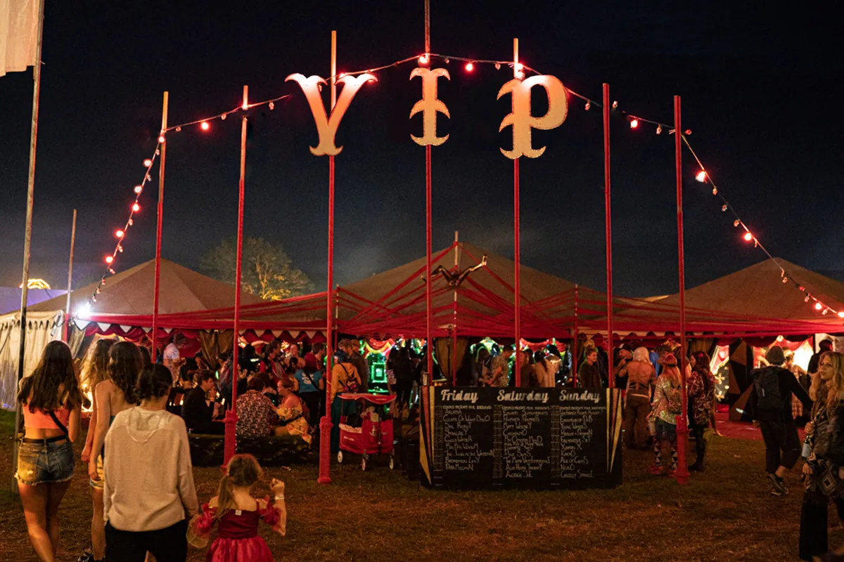 An Arabian Tents marquee dressed for an event