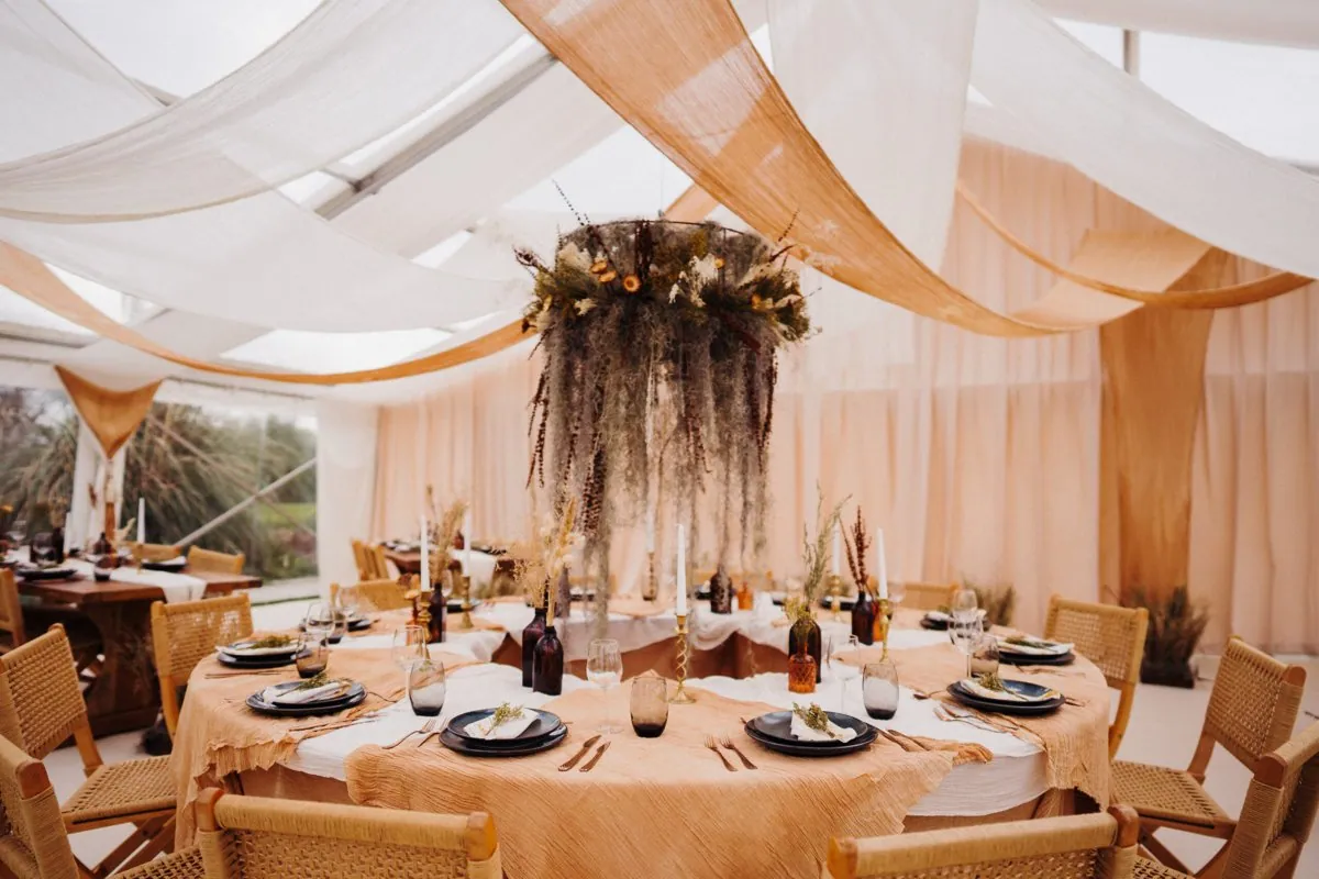 Mocha Mousse Marquee Styling