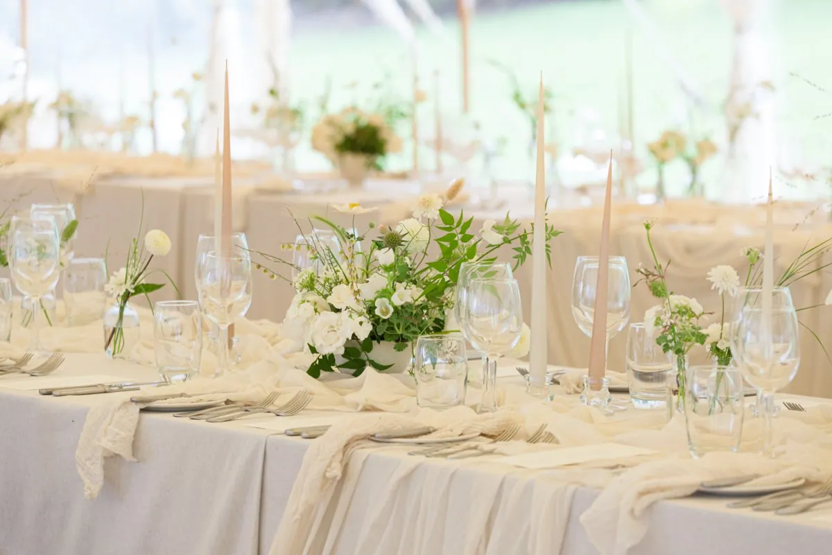 An Arabian Tents marquee dressed for an event