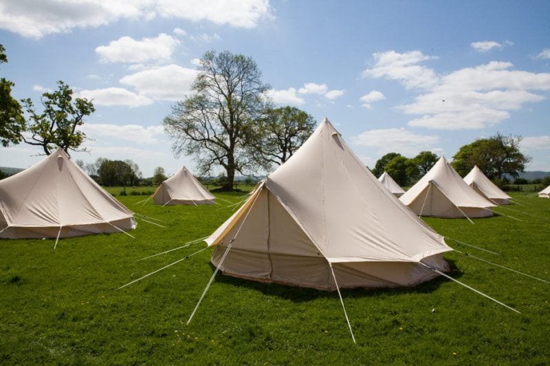 An Arabian Tents marquee dressed for an event