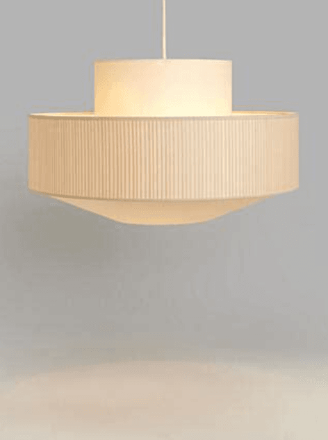 2 Tier Pleated Ceiling Lampshade