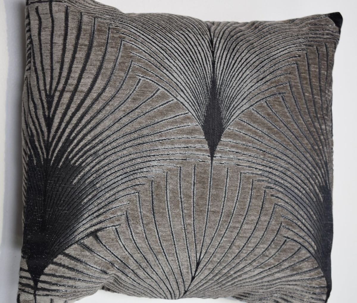 Art Deco Cushion - Grey