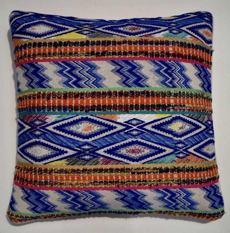 Aztec Cushion - Blue