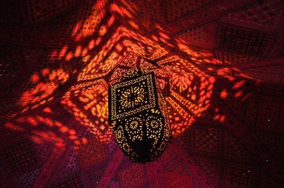 Black Moroccan Chandelier (Large)
