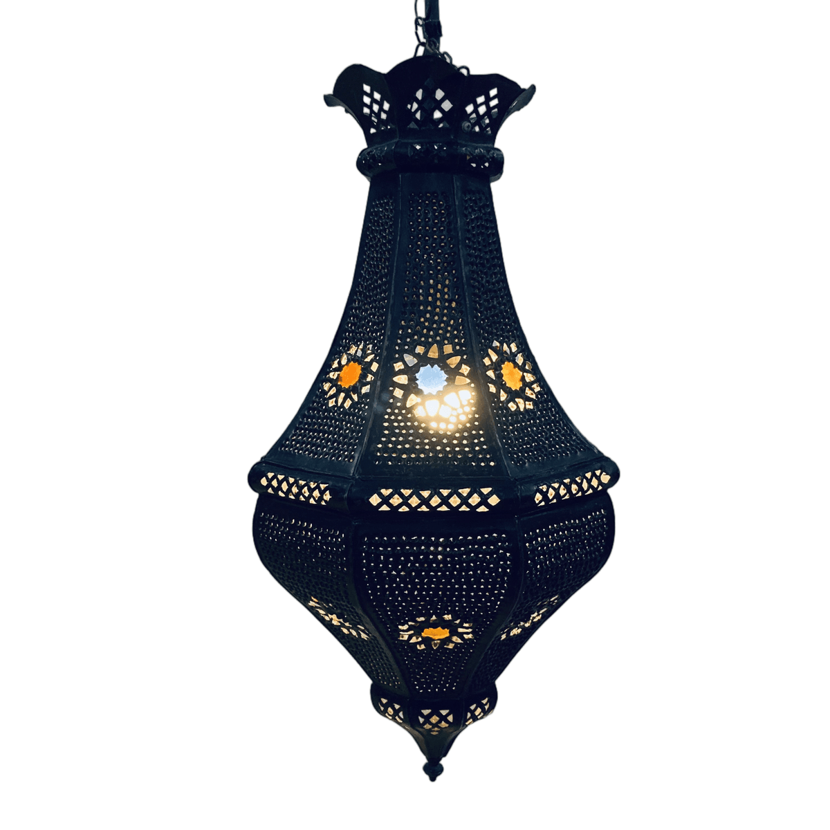 Black Teardrop Chandelier (Small)