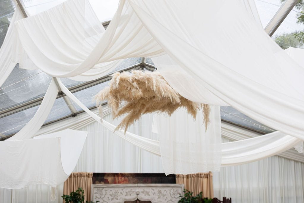Boho Pampas Chandelier