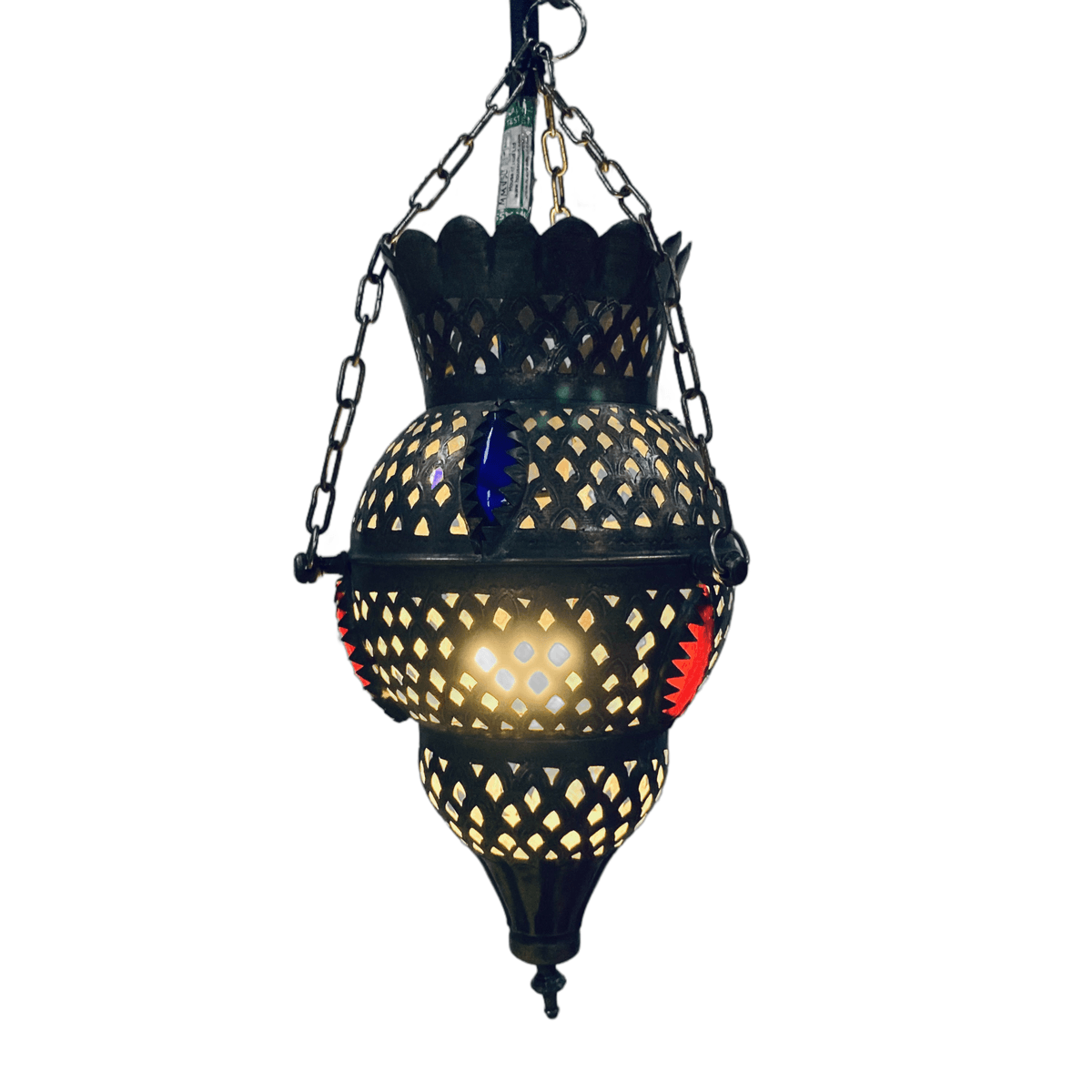 Brass Moroccan Chandelier (Small)