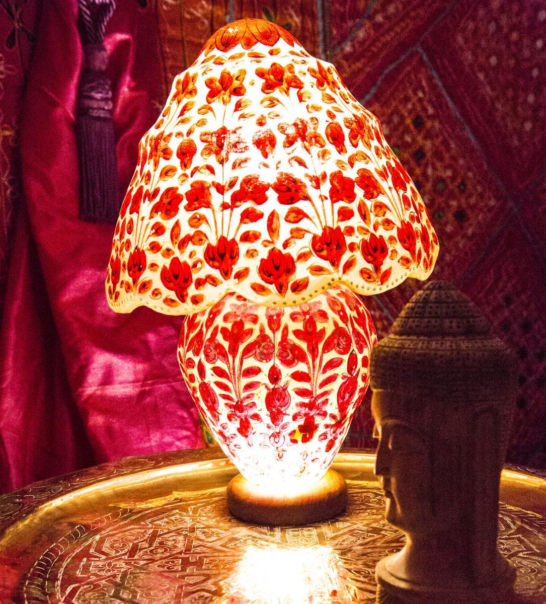 Camel Skin Table Lamp
