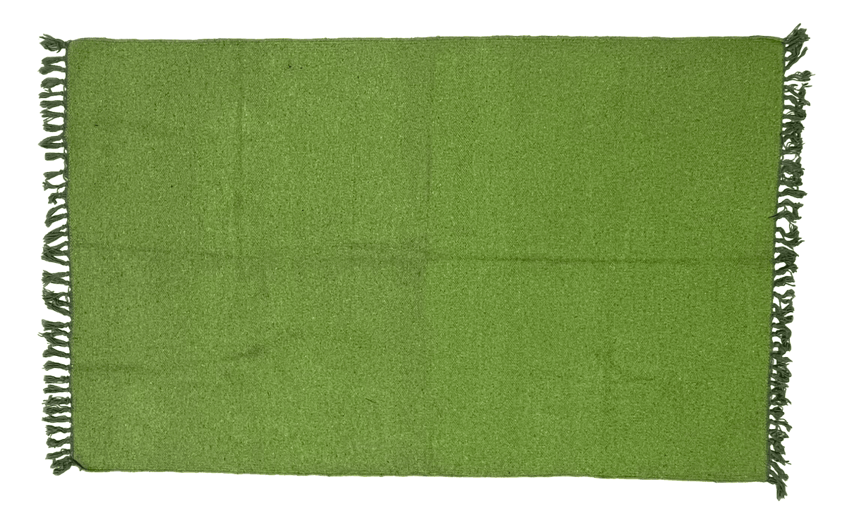 Cotton Rug - Lime Green