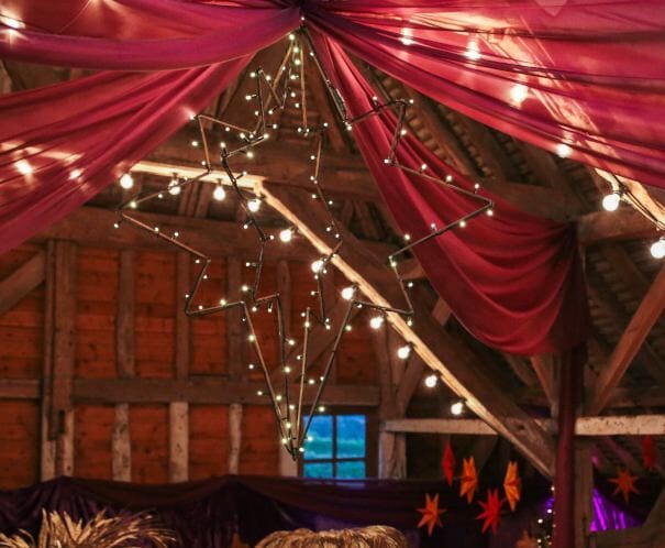 Fairy Light Star Chandelier