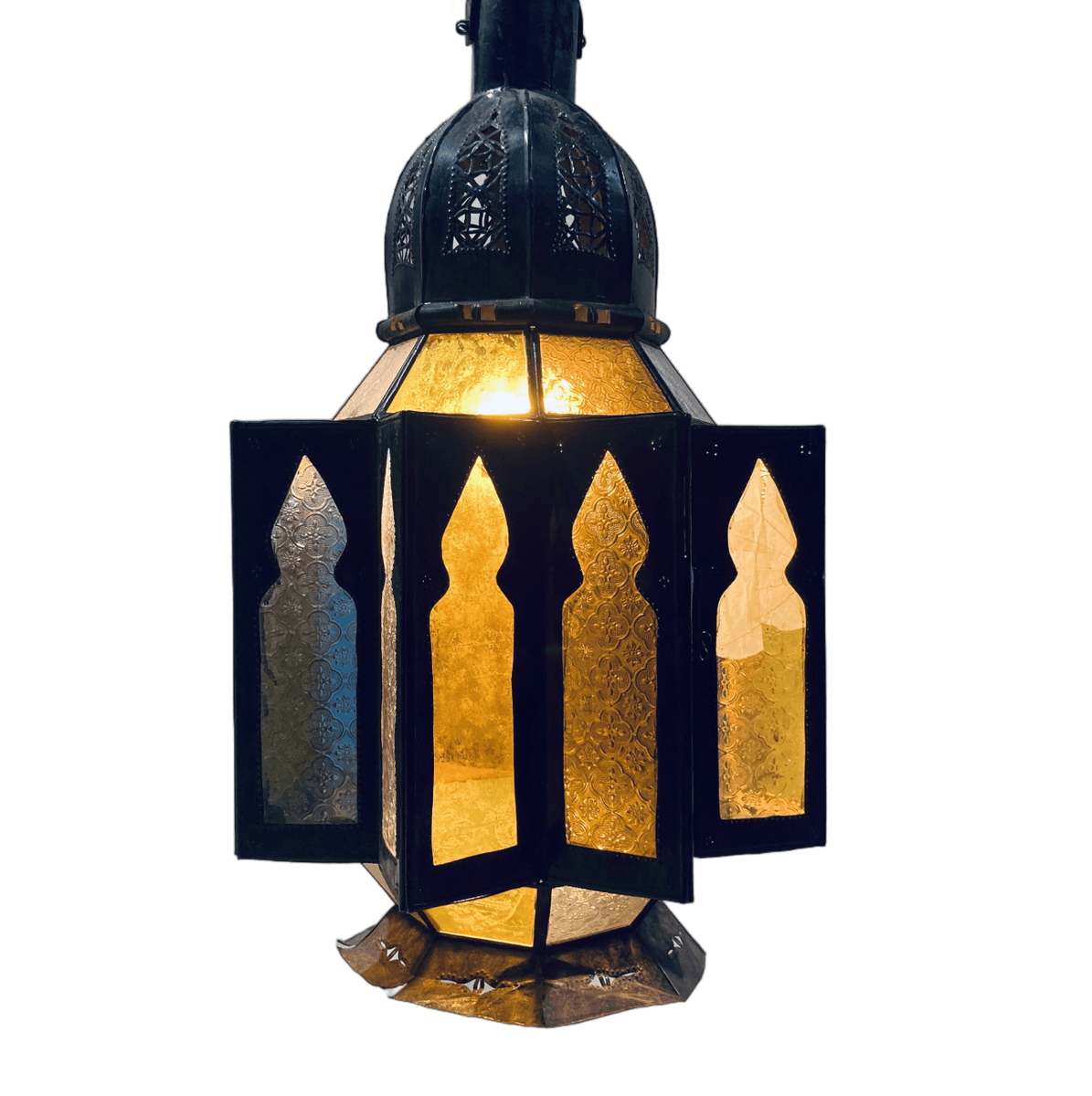 Glass Moroccan Chandelier