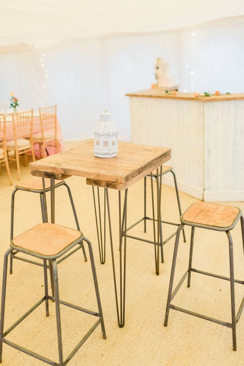Industrial Poseur Table