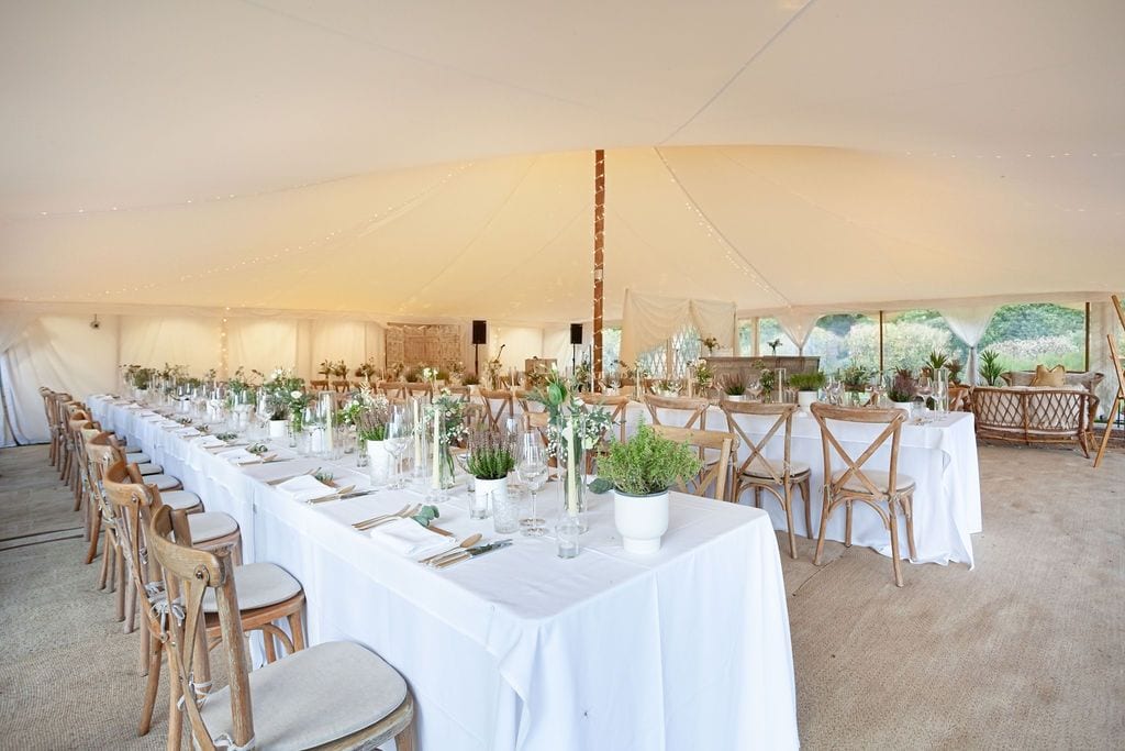 Long Trestle Table