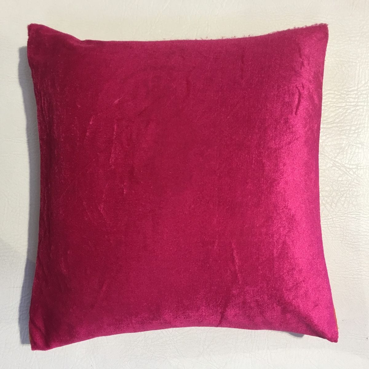 Plain Velvet Cushion - Colourful