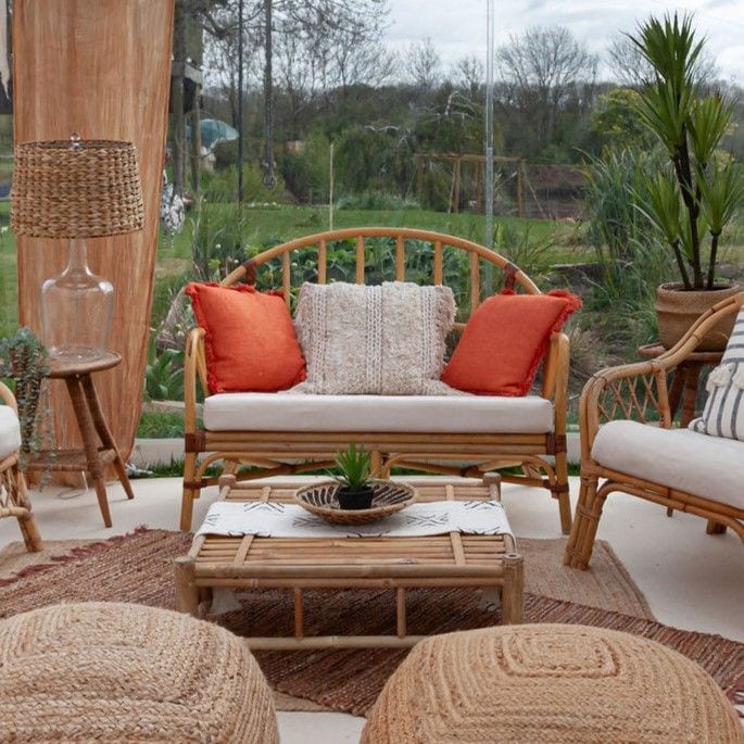 Rattan Sofa
