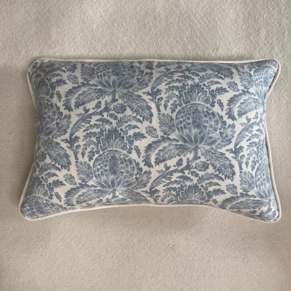 Rectangular Cushion - Blue pattern