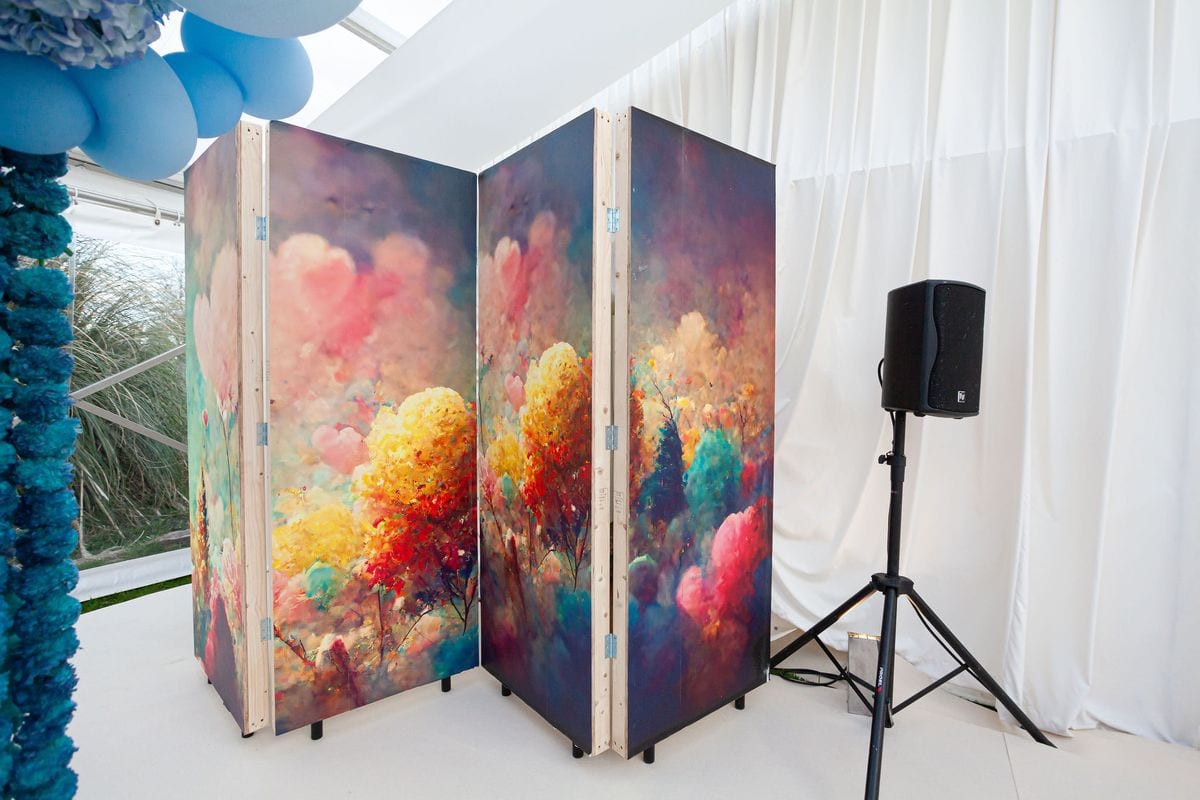 Room Divider - Rainbow Forest (8ft x 10ft)