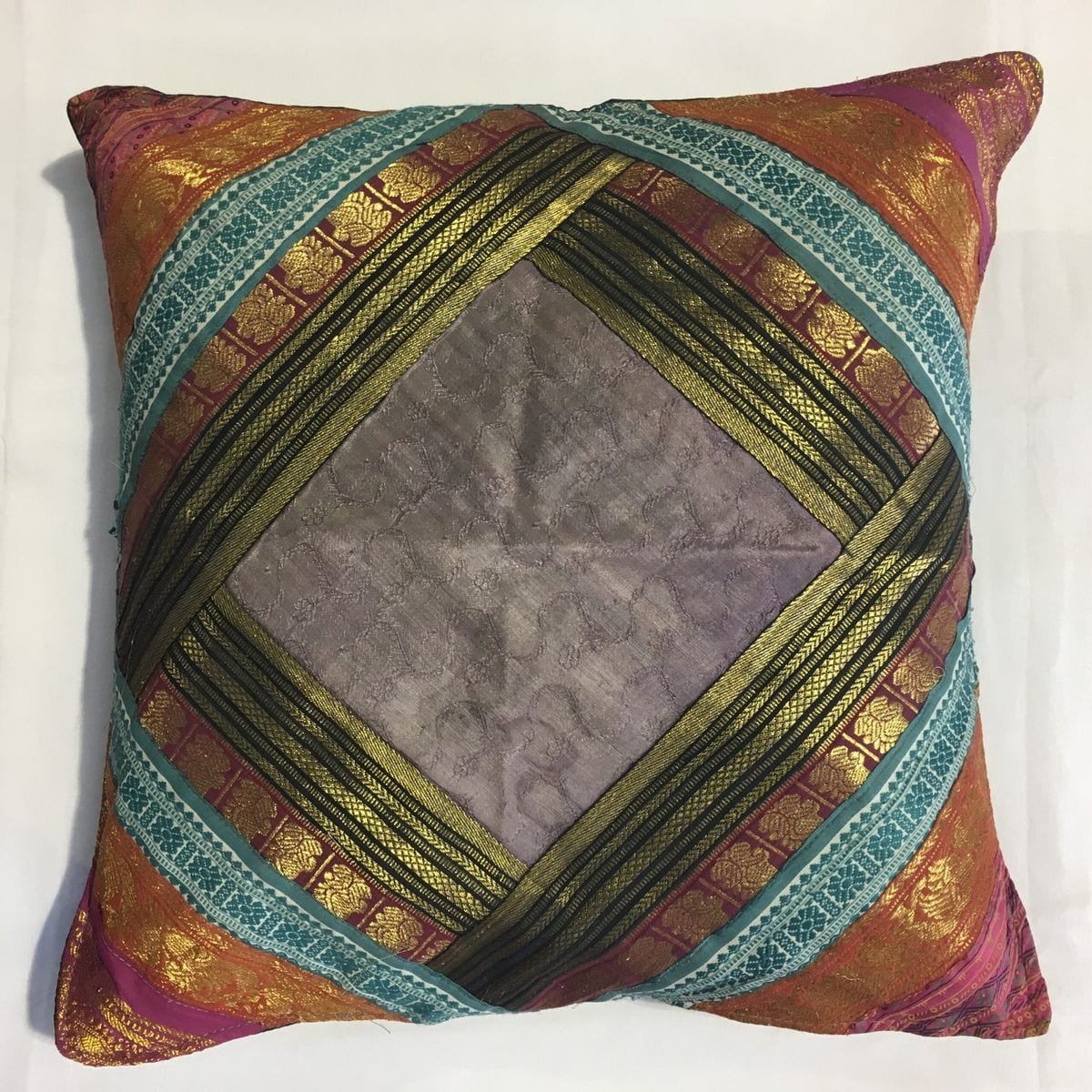 Sari Cushion - Colourful