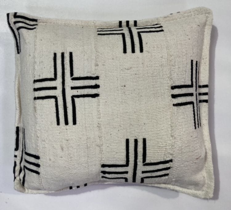 Tribal Cushion - White