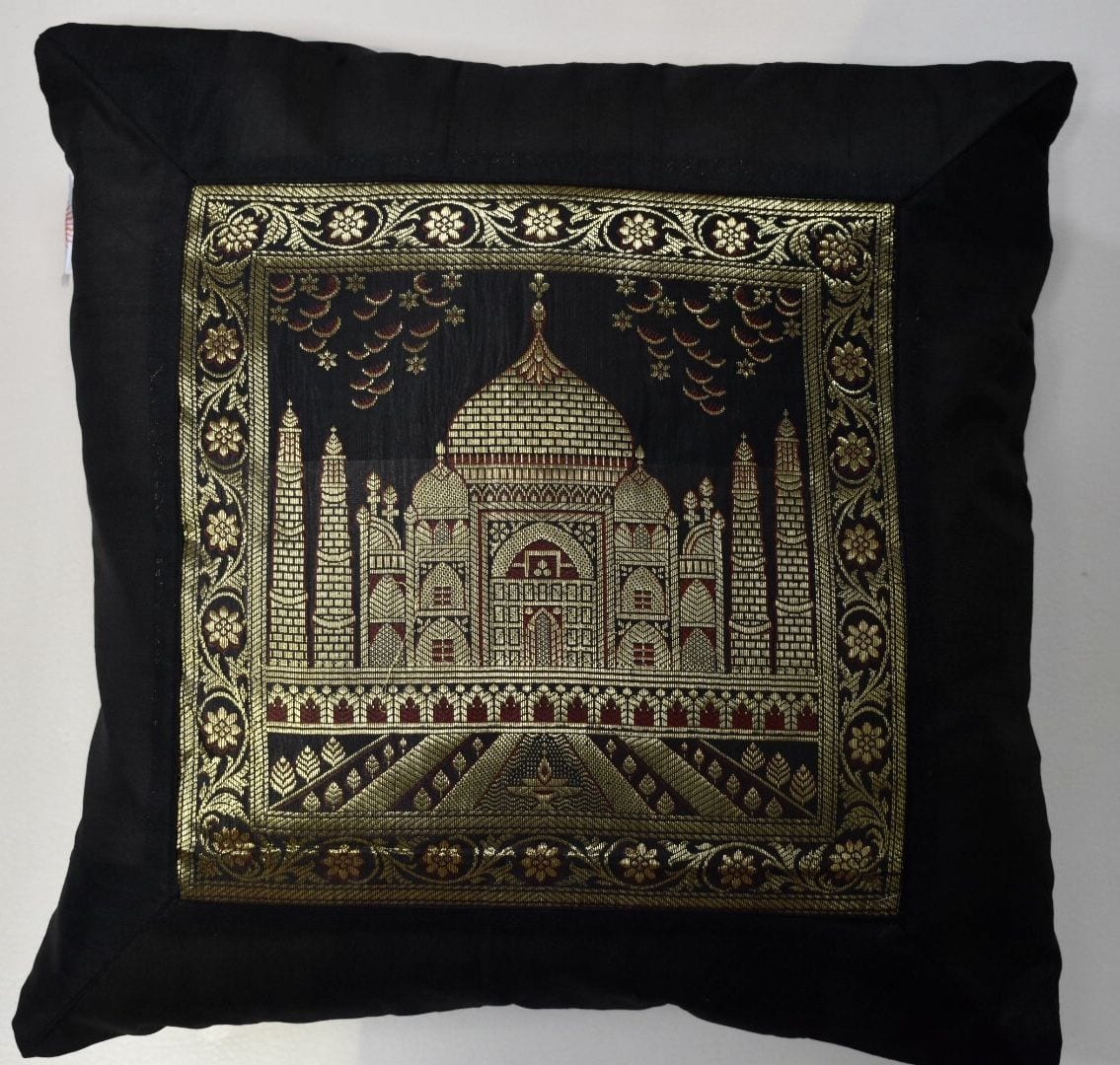 Varanasi Cushion - Black