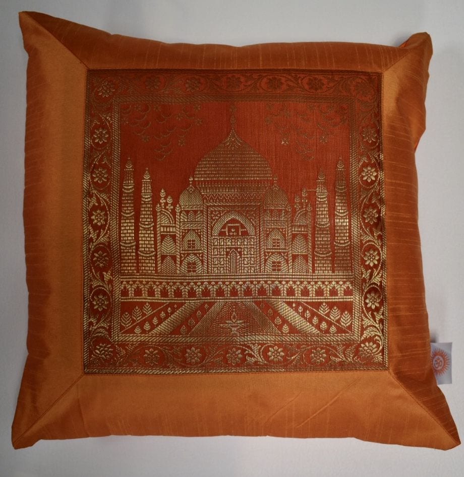 Varanasi Cushion - Orange