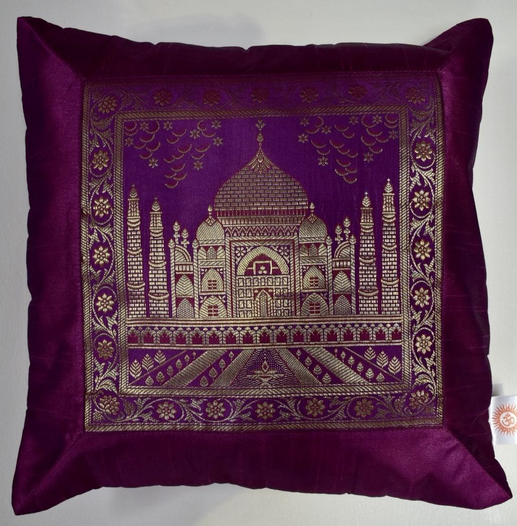 Varanasi Cushion - Purple