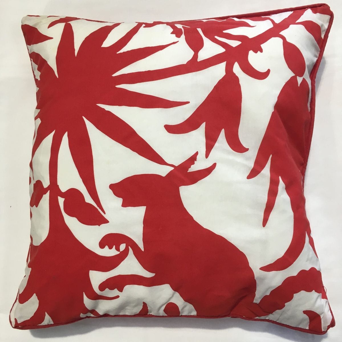 Viva La Fiesta Cushion - Animal Red