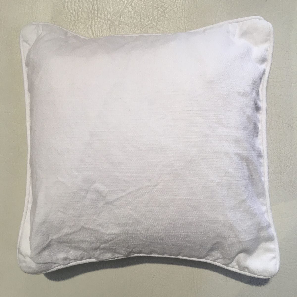 Viva La Fiesta Cushion - White Cotton