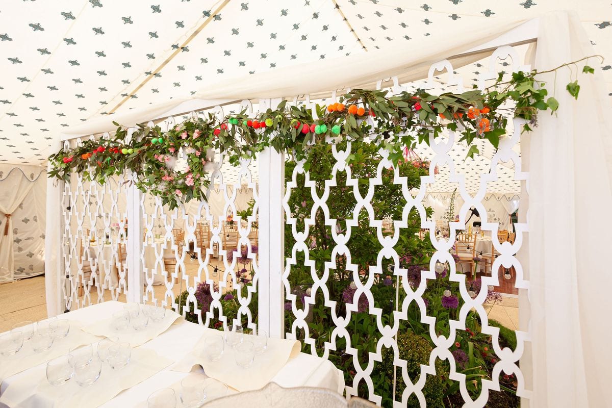 White Fretwork Screens (2 pictured)