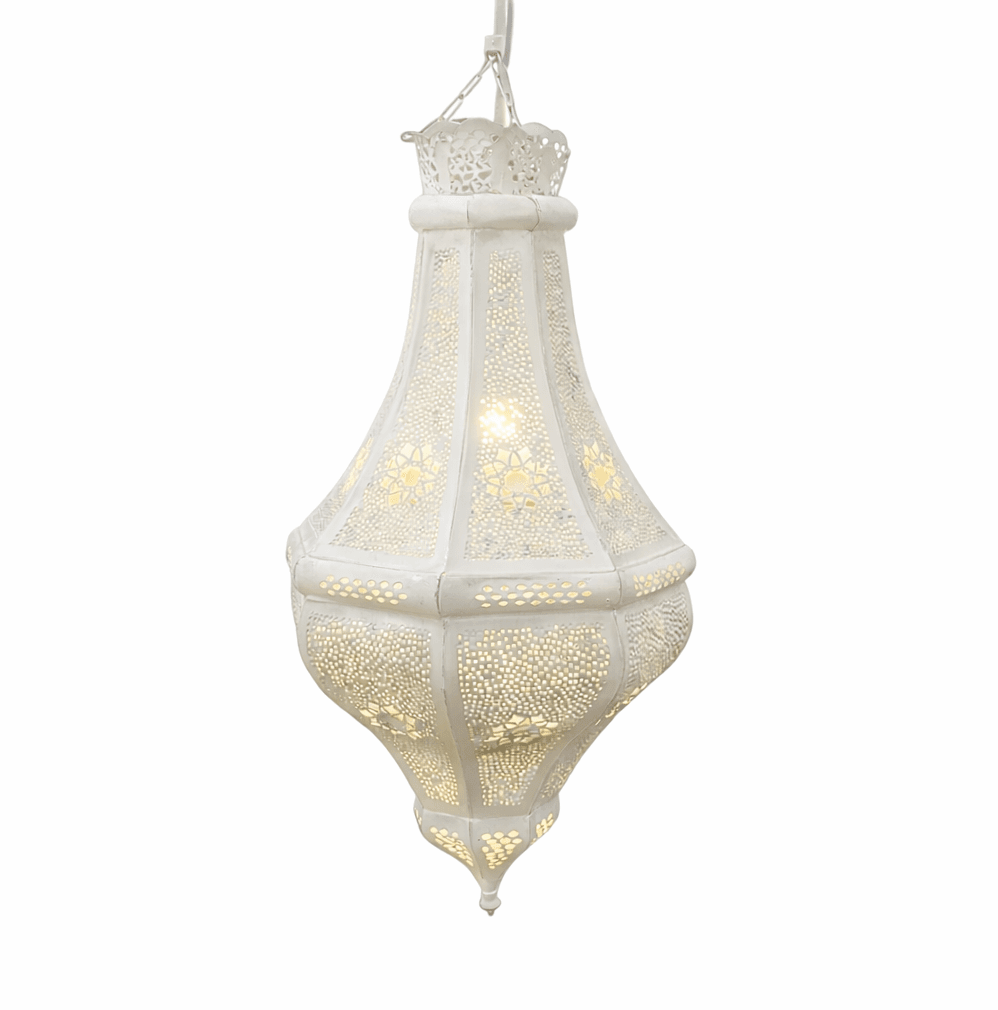 White Teardrop Chandelier (Small)
