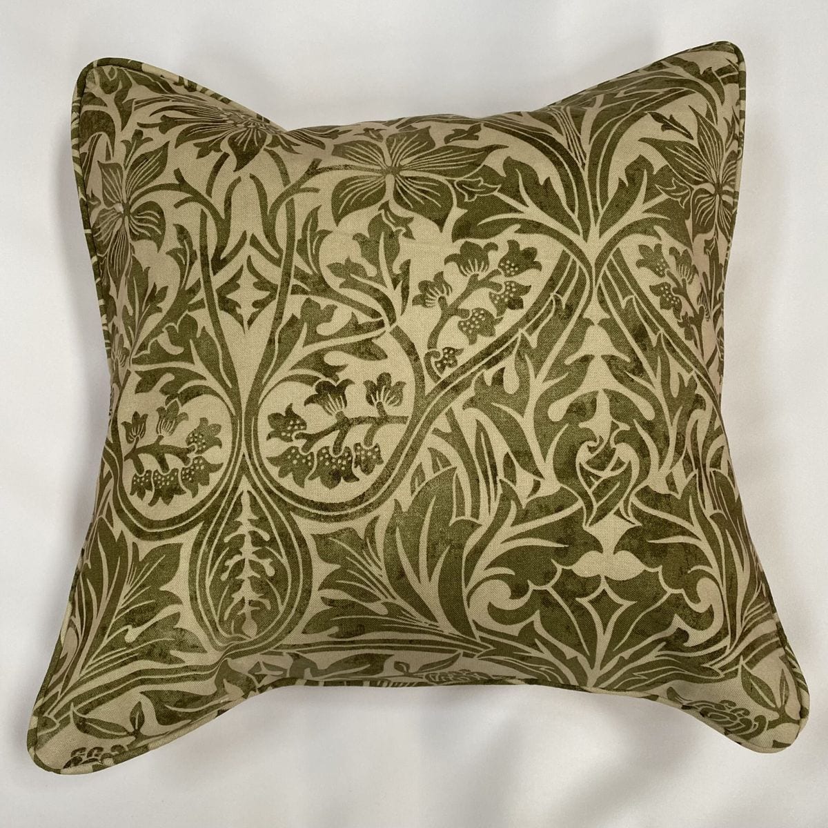 William Morris Cushion - Bluebell Green