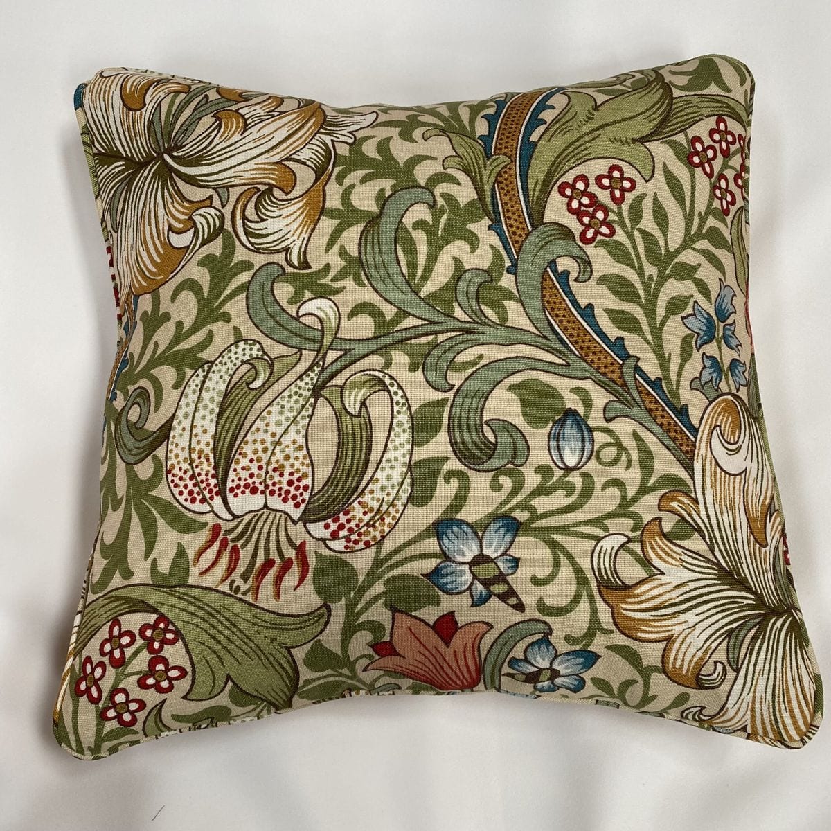 William Morris Cushion - Golden Lily