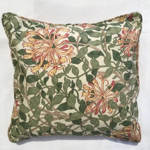 William Morris Cushion - Honeysuckle