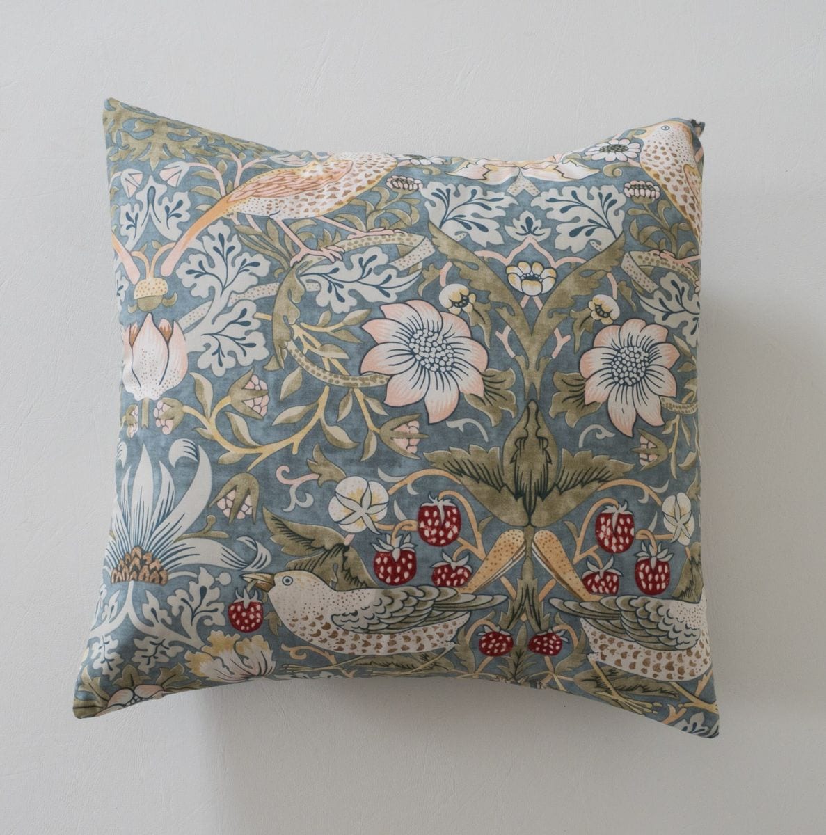 William Morris Cushion - Strawberry Thief