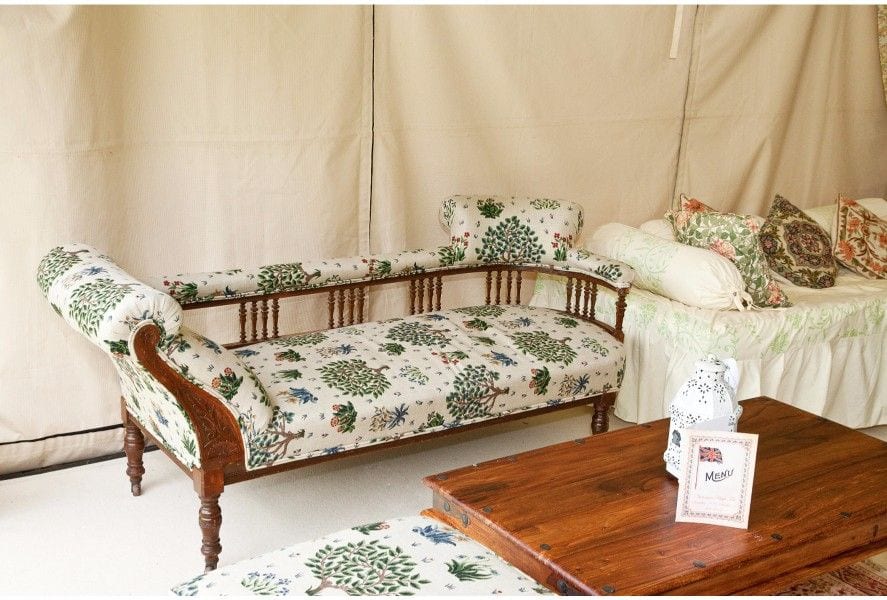 William Morris Orchard Chaise Lounge