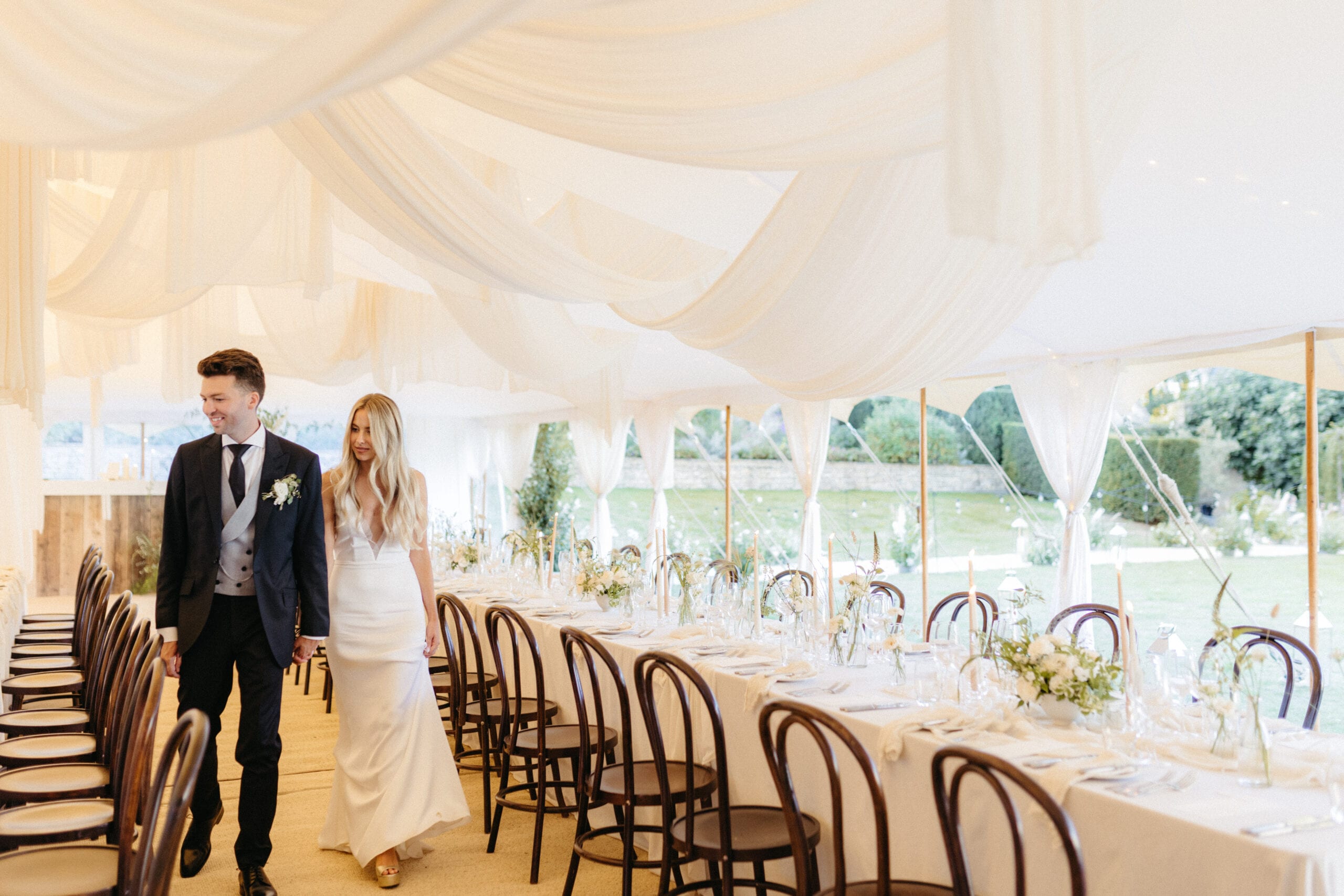 An Arabian Tents marquee dressed for an event