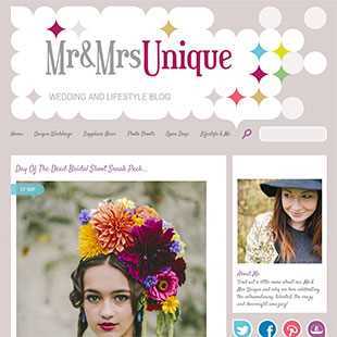 Day Of The Dead Bridal Shoot Sneak Peek in Mr and Mrs Unique Wedding Website