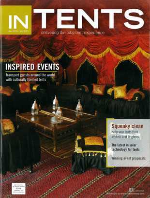 In Tents Cover in In Tents Magazine
