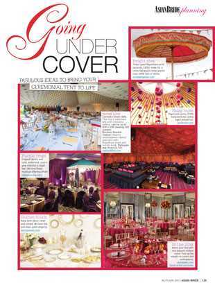 Going Under Cover in Asian Bride Magazine