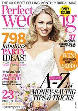 Perfect Wedding Cover in Perfect Wedding Magazine