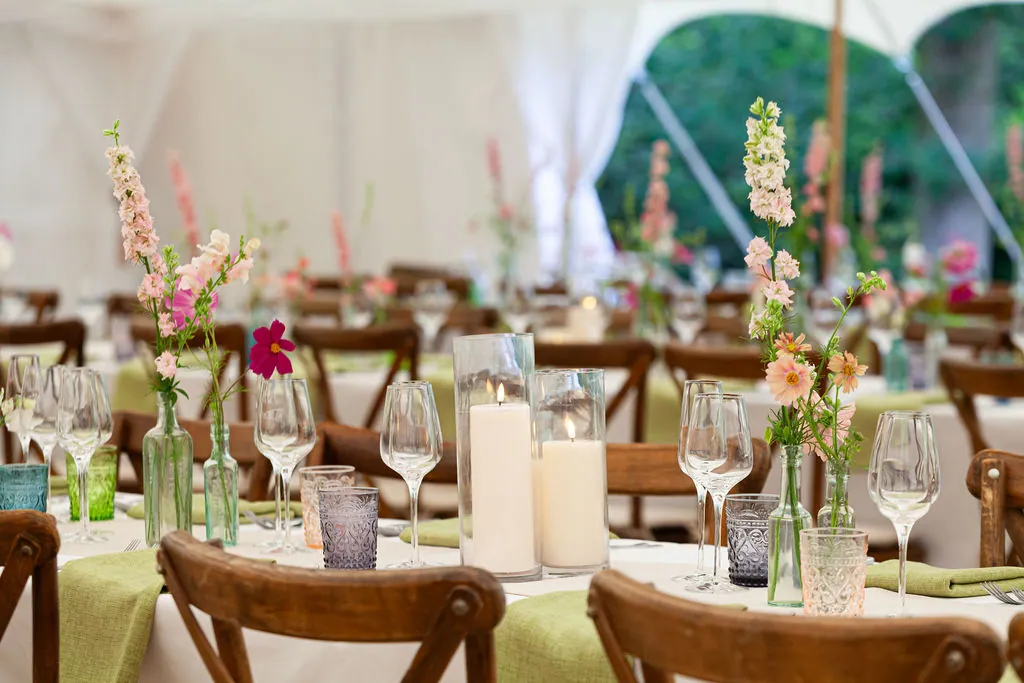 Marquee Wedding Flowers