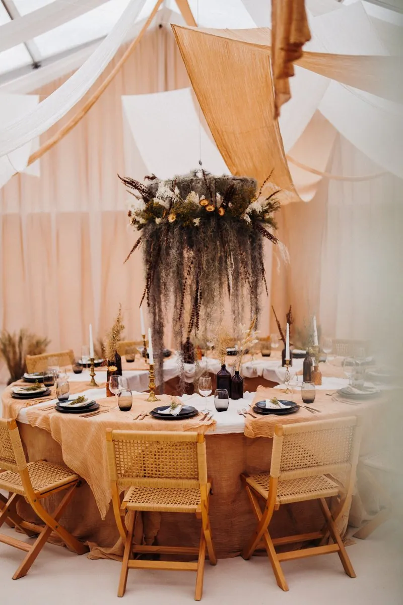 Mocha Mousse Marquee Styling