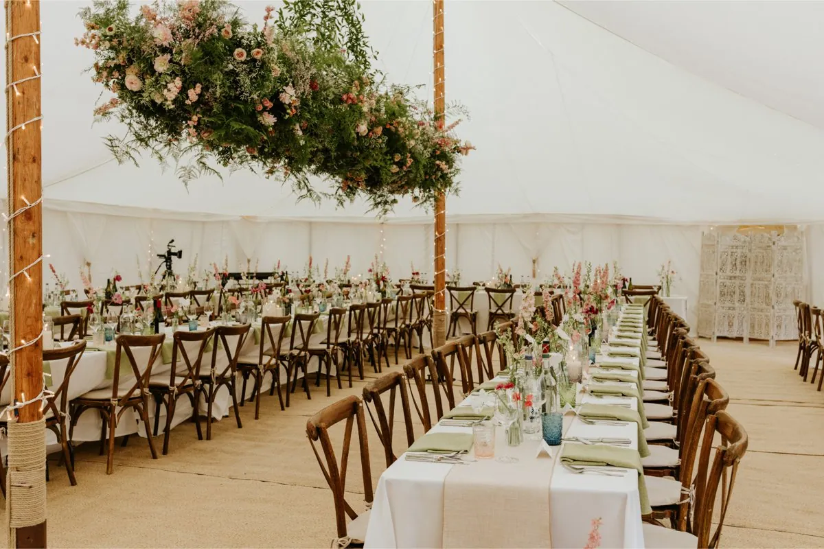 Marquee Wedding Flowers