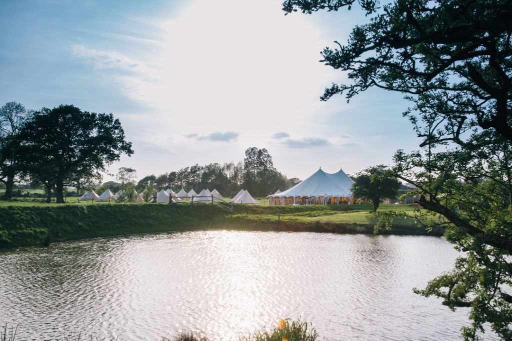 party planning oyster pearl tent