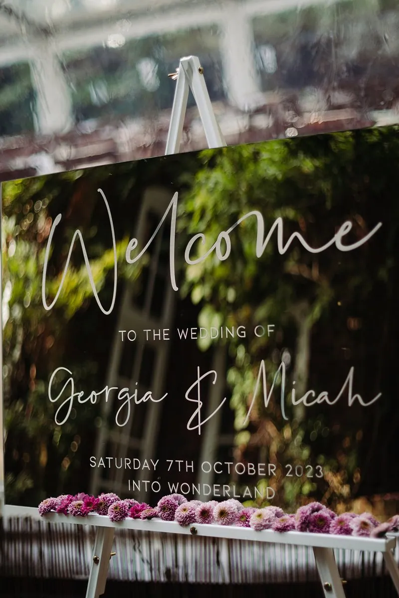 Jewish Garden Wedding in a Clear Marquee