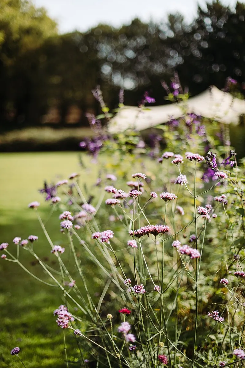 Jewish Garden Wedding in a Clear Marquee