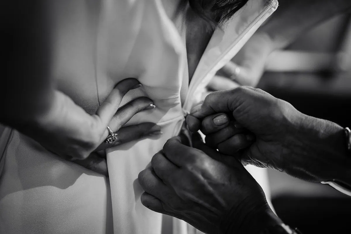 Jewish Garden Wedding in a Clear Marquee